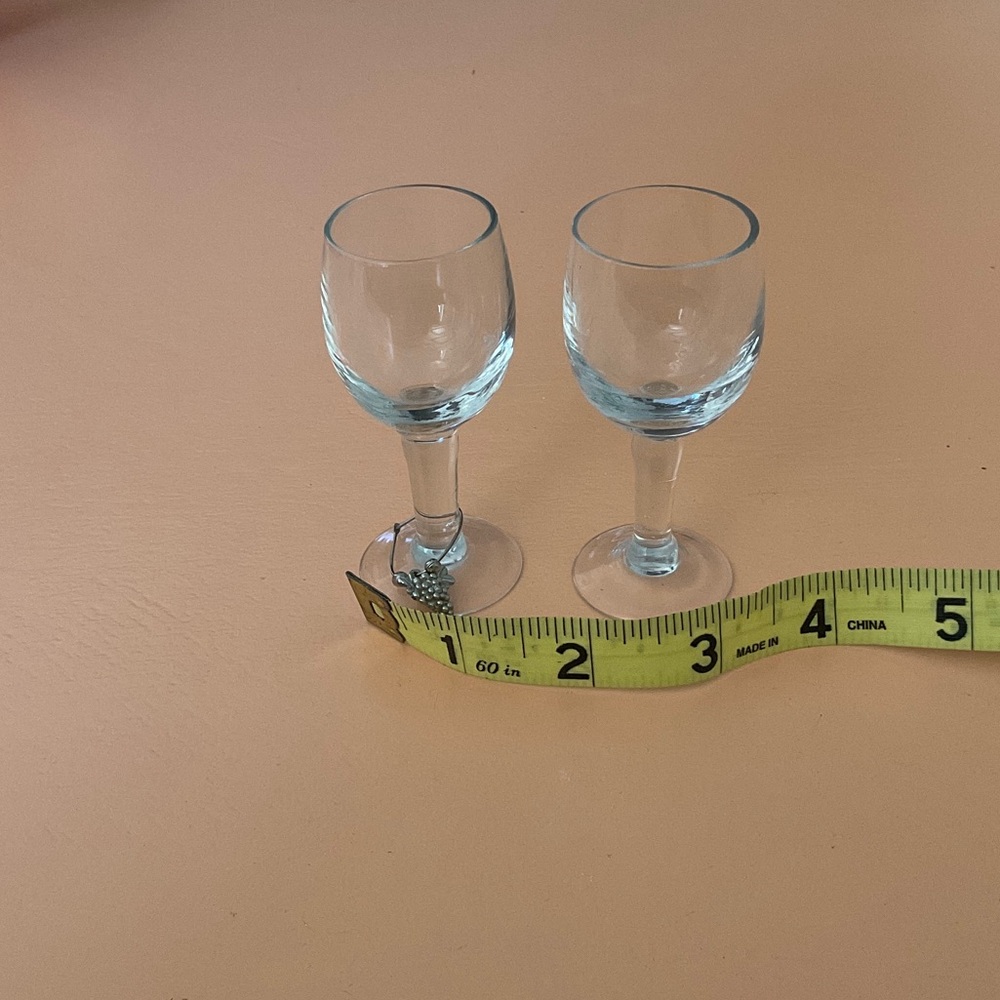 Small sherry glasses